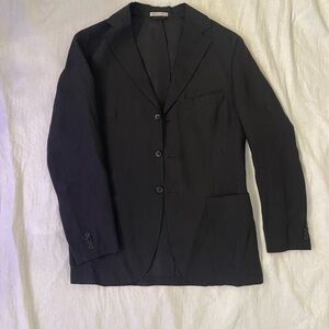 Belvest Black Suit Jacket